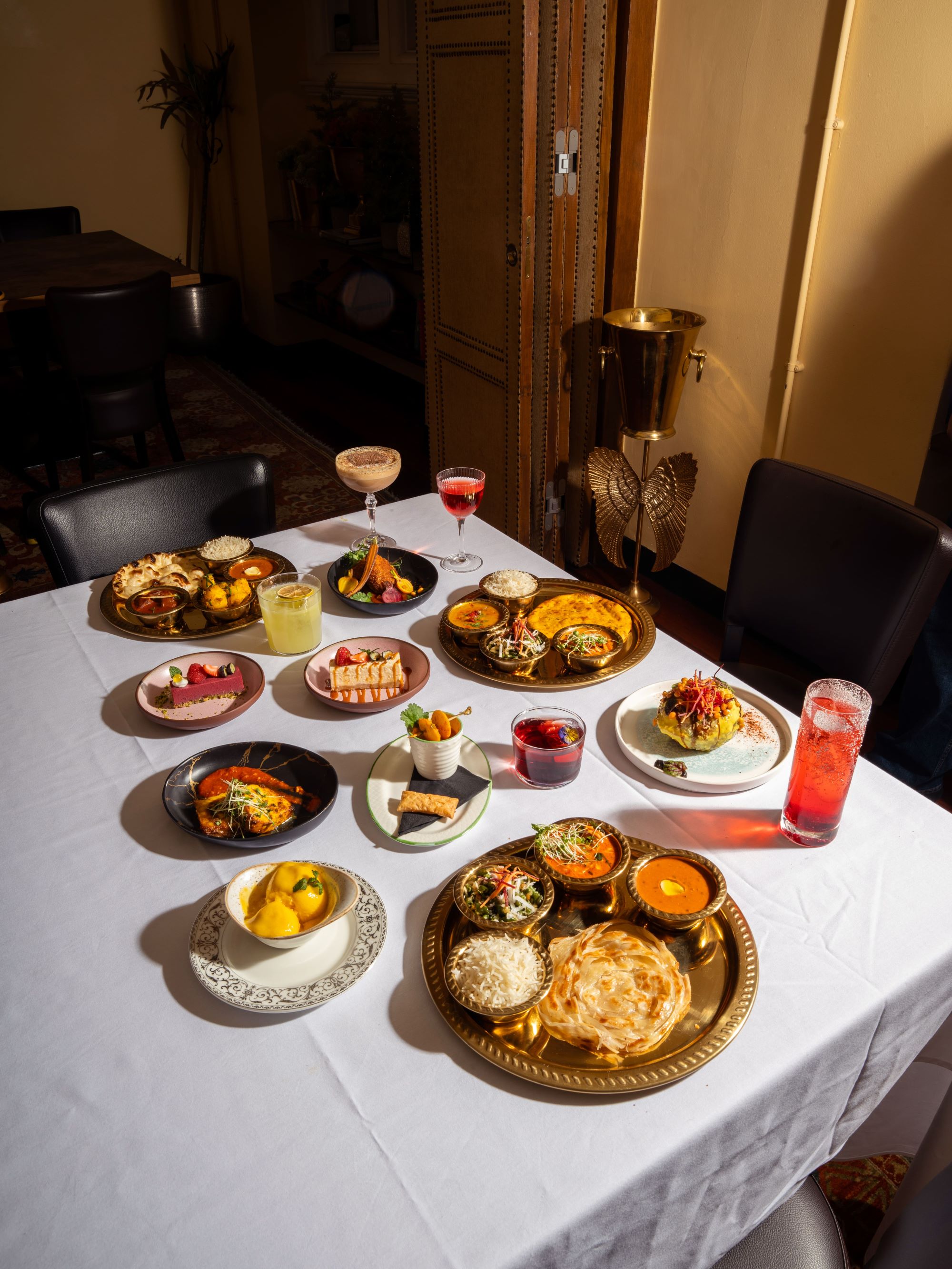 Colourful Sketch of New opening Indian restaurant Colonel Saab 