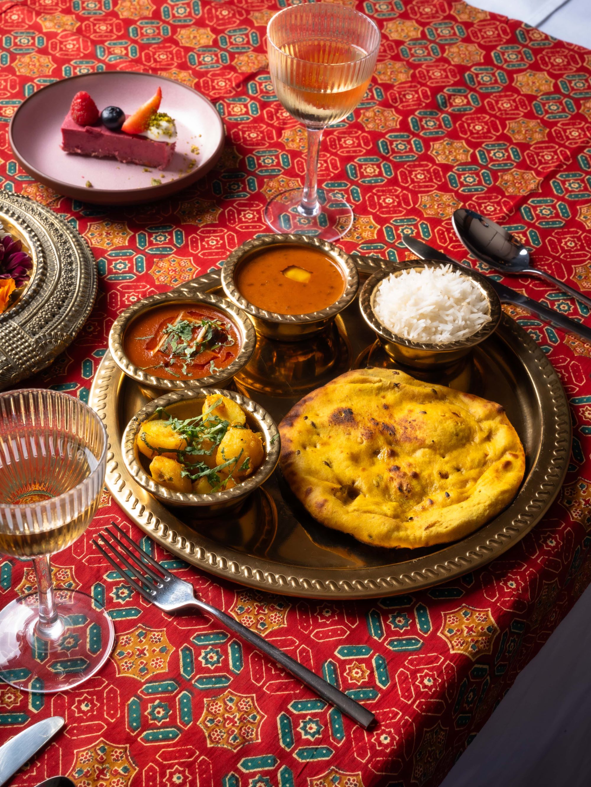 Colourful Sketch of New opening Indian restaurant Colonel Saab 