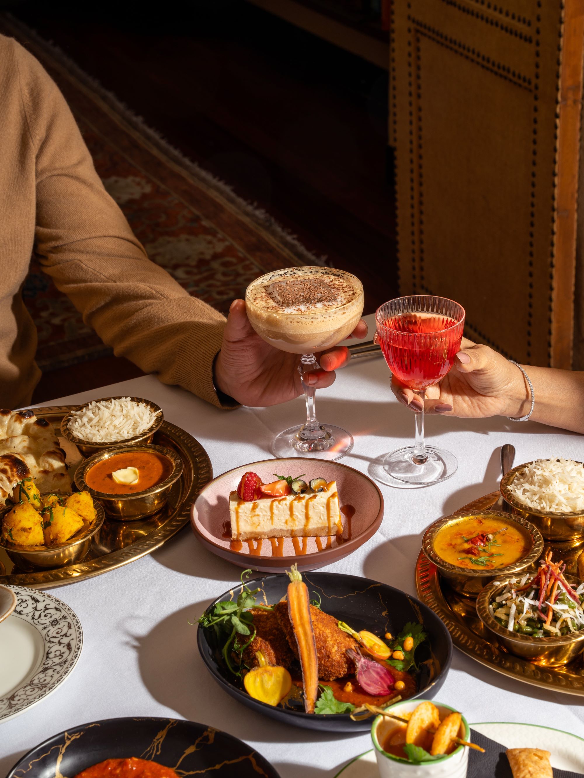 Colourful Sketch of New opening Indian restaurant Colonel Saab 