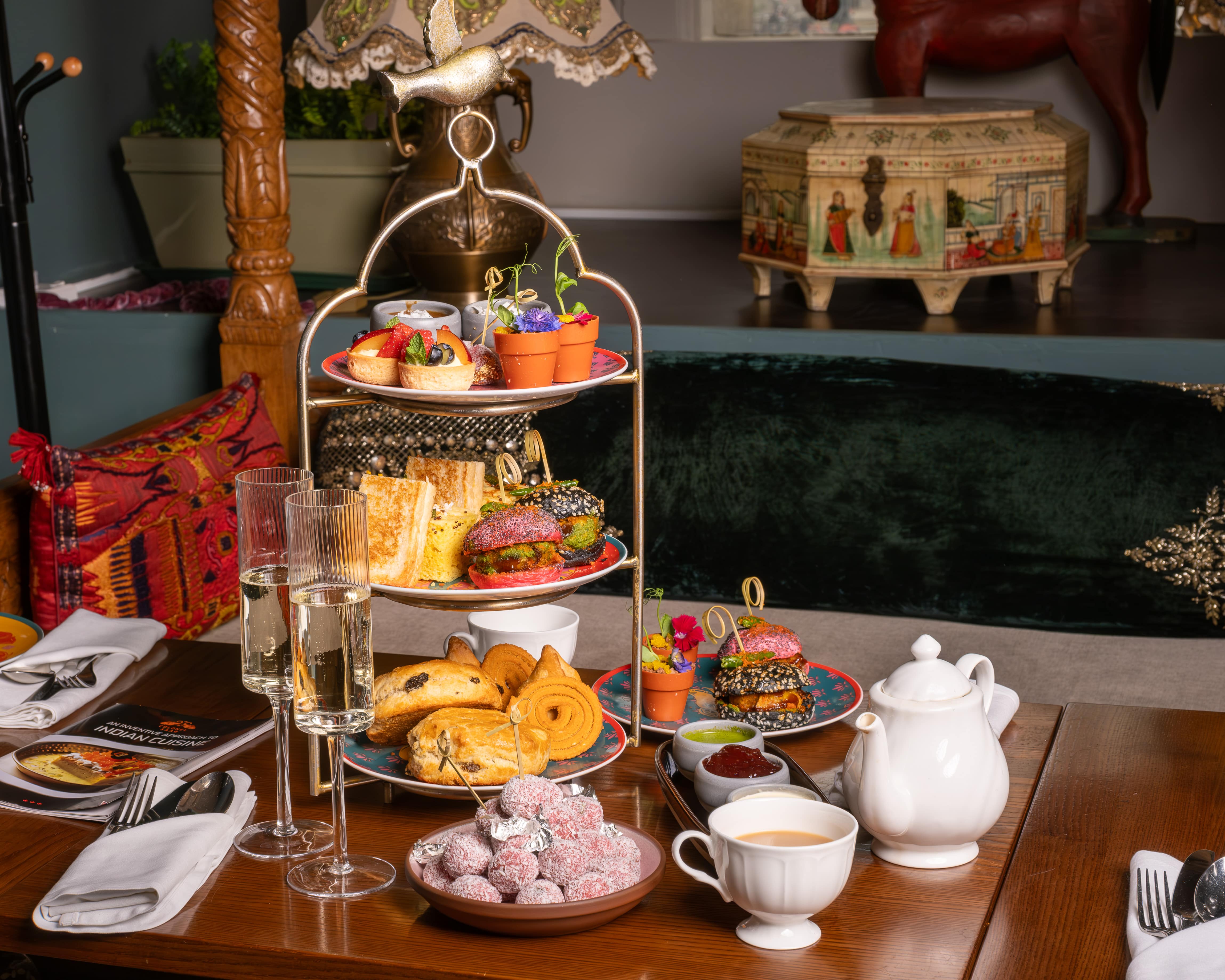 Afternoon Tea Colonel Saab, Indian Covent Garden